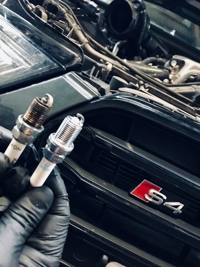 Servicing spark plugs replacement audi s4